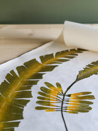 Giant Atlantic Wakame in Green Print