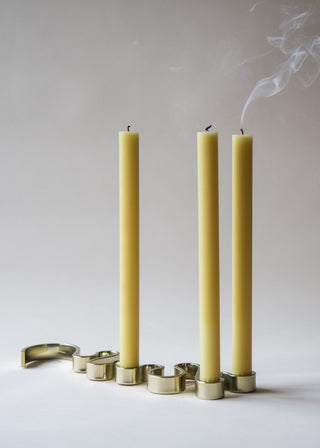 Brass Meander Candle Holder (5 Candle)