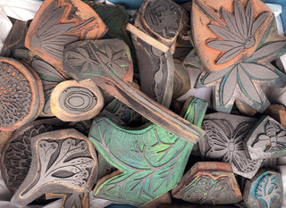 Block Printing Festive Furoshiki with Superfolk