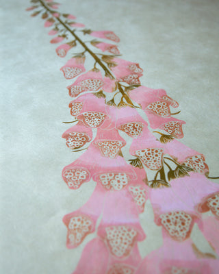 Foxglove Print - Pale Pink
