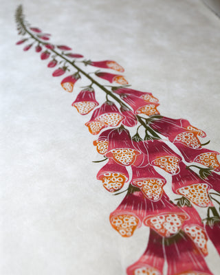 Foxglove Print in Crimson