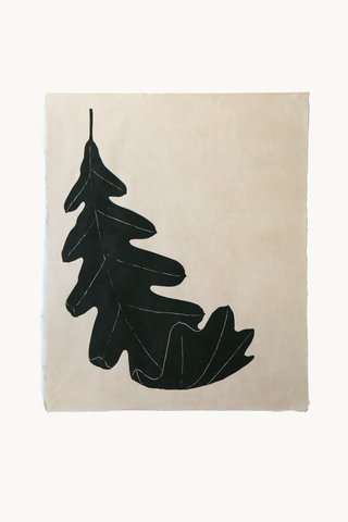 *Special* Oak Leaf in Black